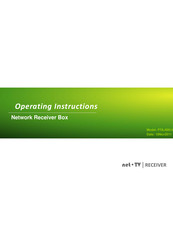 net-TV PTA-8961A Operating Instructions Manual