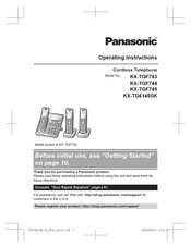 Panasonic KX-TGFA70 Operating Instructions Manual