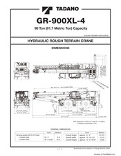 Tadano GR-900XL-4 Manual