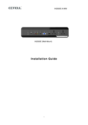 Cotell IH2500E Installation Manual