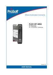 ProSoft Technology PLX51-DF1-MSG User Manual