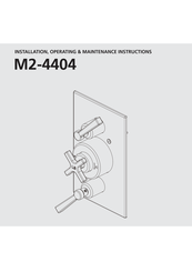Lefroy Brooks M2-4404 Installation, Operating,  & Maintenance Instructions