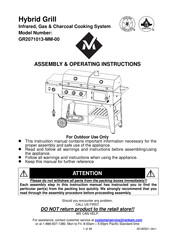 Rankam GR2071013-MM-00 Assembly & Operating Instructions