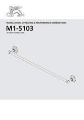 Lefroy Brooks M1-5103 Installation, Operating,  & Maintenance Instructions