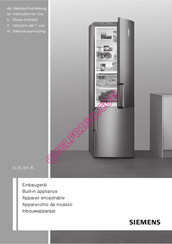 Siemens KF R Series Instructions For Use Manual