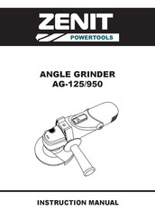 Zenit Powertools AG-125/950 Instruction Manual