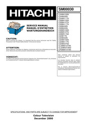 Hitachi CL32WD2TAN2 Service Manual
