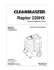 CleanMaster 100-650-221 Operator And Parts Manual