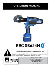 SPARTACO Huskie Tools REC-SB624H Operation Manual