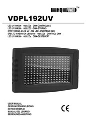 HQ Power VDPL192UV User Manual