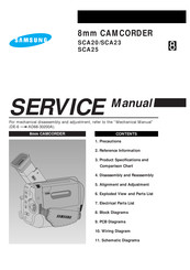 Samsung SCA20 Service Manual
