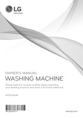 LG WTR206HM Owner's Manual