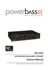 PowerBass AEQ-4XOA Owner's Manual