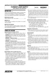 M-System W2DNY Instruction Manual