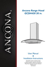Ancona GCDH430 User's Manual & Installation Instructions