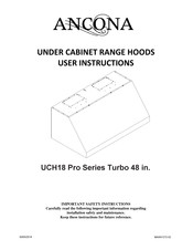 Spagna Vetro UCH18 Pro Turbo Series User Instructions