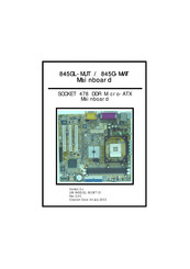 VIA Mainboard 845G-MWT Manual