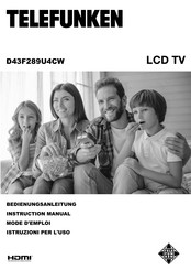 Telefunken D43F289U4CW Instruction Manual