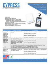 Cypress HHR-3157 Product Manual