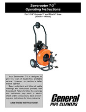 General Pipe Cleaners P-T3 Operating Instructions Manual
