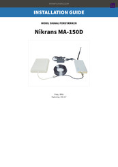 Nikrans MA-150D Installation Manual