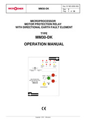 MICROENER MM30-DK Operation Manual