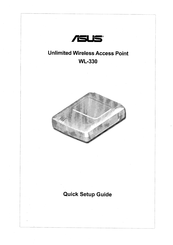 Asus WL-330 Quick Setup Manual