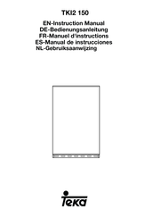 Teka TKI2 150 Instruction Manual