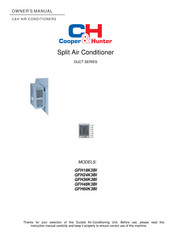 Cooper & Hunter GFH18K3BI Owner's Manual