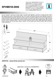 Forte SPHM01B-0006 Assembling Instruction