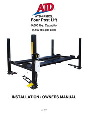 ATD Tools 4P9DXL Installation & Owner's Manual