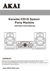 Akai KS5500-BT Instruction Manual