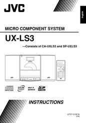 JVC CA-UXLS3 Instructions Manual