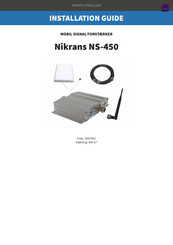 Nikrans NS-450 Installation Manual