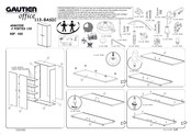 Gautier Office ARMOIRE 2 PORTES 120 BASIC 113.430 Assembly Instructions