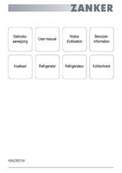 ZANKER KBA23001SK User Manual