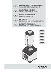 Ceado X187 Use And Maintenance Manual