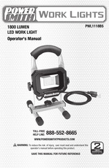 PowerSmith PWL1118BS Operator's Manual