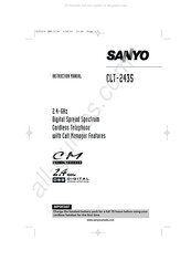 Sanyo CLT-2435 Instruction Manual