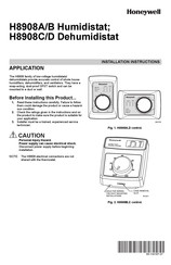 Honeywell H8908A/B Installation Instructions Manual