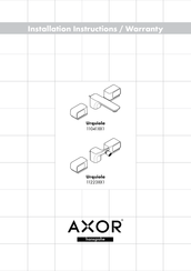 Hans Grohe Axor Urquiola 11041 1 Series Installation Instructions / Warranty