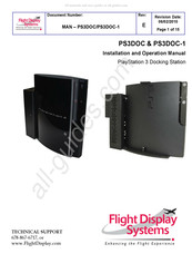 Flight Display Systems PS3DOC Installation And Operation Manual