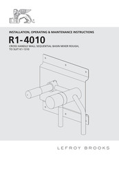 Lefroy Brooks R1-4010 Installation, Operating,  & Maintenance Instructions