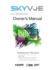 Skyvue C-OBX-65250-UHB-L Owner's Manual