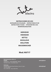 Jata electro HA717 Instructions For Use Manual