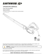 EarthWise BLR20070 Operator's Manual