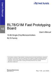 Renesas RTK5RLG1M0C00000BJ User Manual