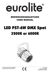 EuroLite PST-6W User Manual