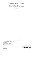 Kohler Coralais K-15286 Homeowner's Manual
