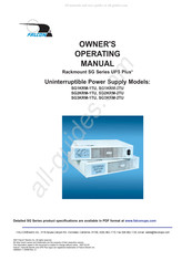 Falcon UPS Plus SG1KRM-1TU Owner's Operating Manual